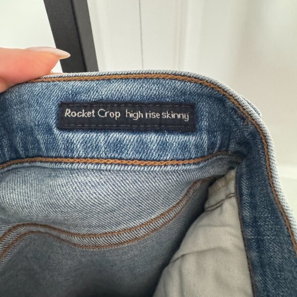 Citizens of Humanity Jeans Rocket Crop High Rise Skinny Serenity 27 - Picture 5 of 5